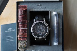 Armbanduhr Für Herren Von Roebelin & Graef Jubilè 2.  Lederband Box Zertifikat Bild