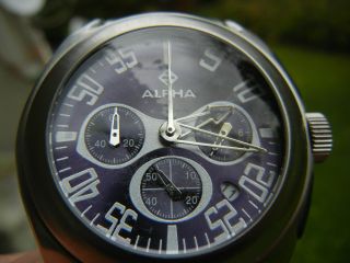 Alpha Chronograph Uhr 100m Bild