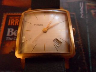 Timex Sammleruhr Vergoldet Vintage Bild