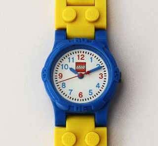 Kinderuhr Lego Kunststoff Blau Grün Rot Gelb Pc21j Werk Mit Neuer Batterie.  Top Bild