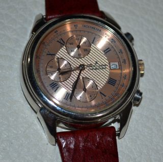 Jacques Lemans Chronograph Damen - Uhr Edelstahl 753 / Damenuhr Bild