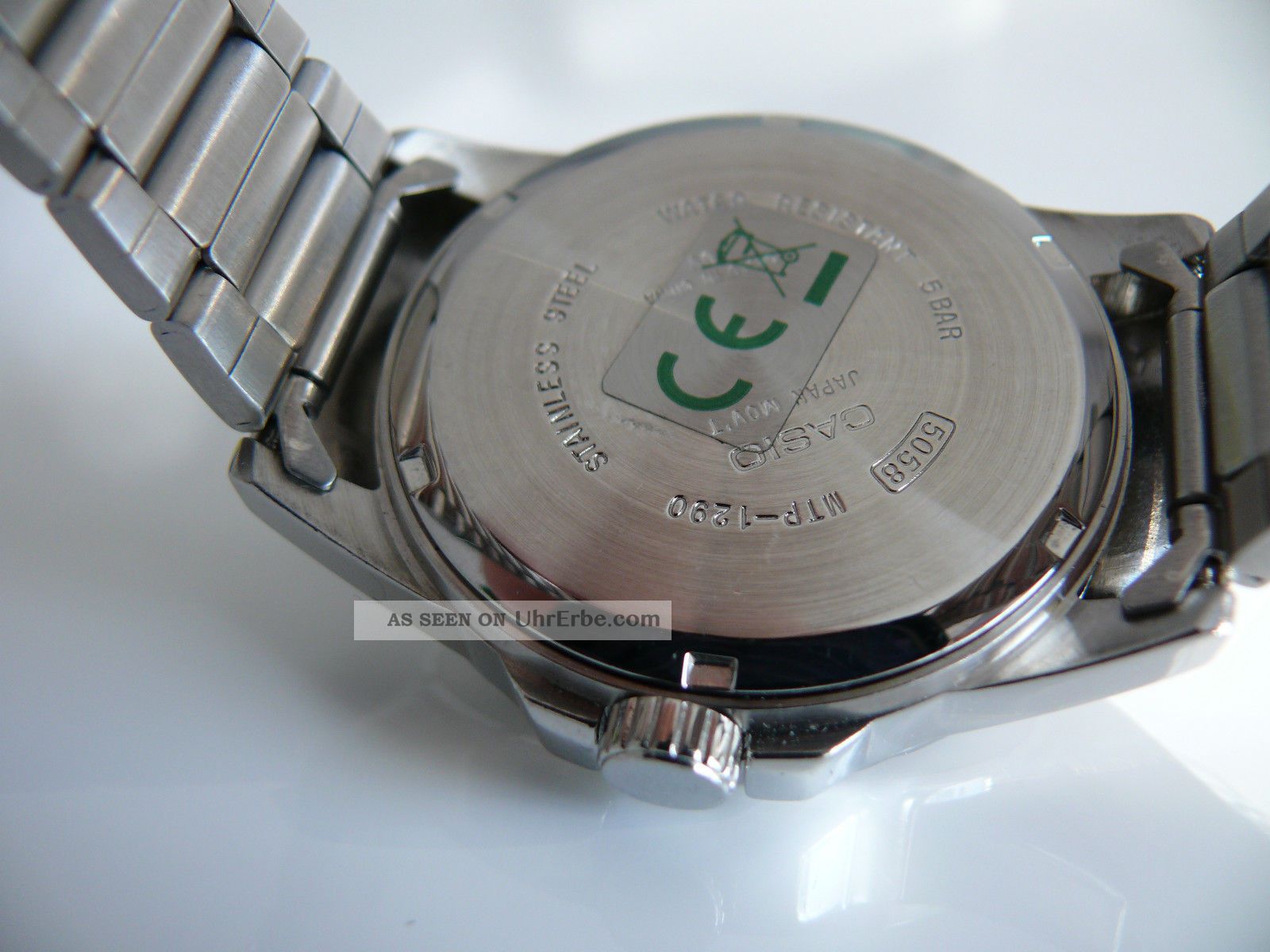 Casio 5058 Mtp - 1290 Herren Flieger Uhr Armbanduhr 5 Atm Wr Watch
