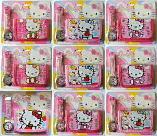 Hello Kitty Armbanduhr Und GeldbÖrse Bild