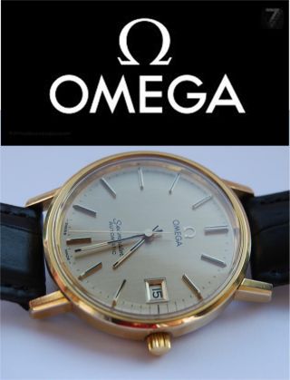 Omega Seamaster 1978 - Automatisches Werk 1010 - Sehr Selten Goldene Sammleruhr Bild