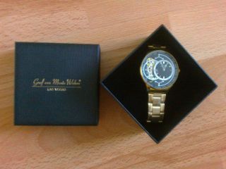Graf Von Monte Wehro - & In Ovp - Herrenuhr - Armbanduhr - Goldene Uhr Bild