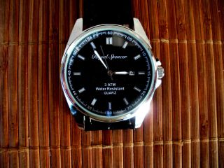 Edle Quarz Armbanduhr Royal Spencer Datumsanzeige & Seiko Uhrwerk,  3tm, Bild