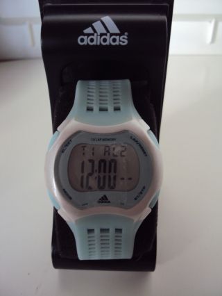 Adidas Lcd Sport Armbanduhr Chronograph Timer Alarm Bild