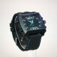 Herren Vive Xl Armbanduhr Hochwertig Schwarz Blau Watch Uhr Massiv D Armbanduhren Bild 1