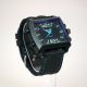 Herren Vive Xl Armbanduhr Hochwertig Schwarz Blau Watch Uhr Massiv D Armbanduhren Bild 3