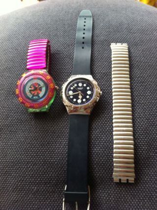 Swatch 2 Uhren,  Ersatz Armband Bild