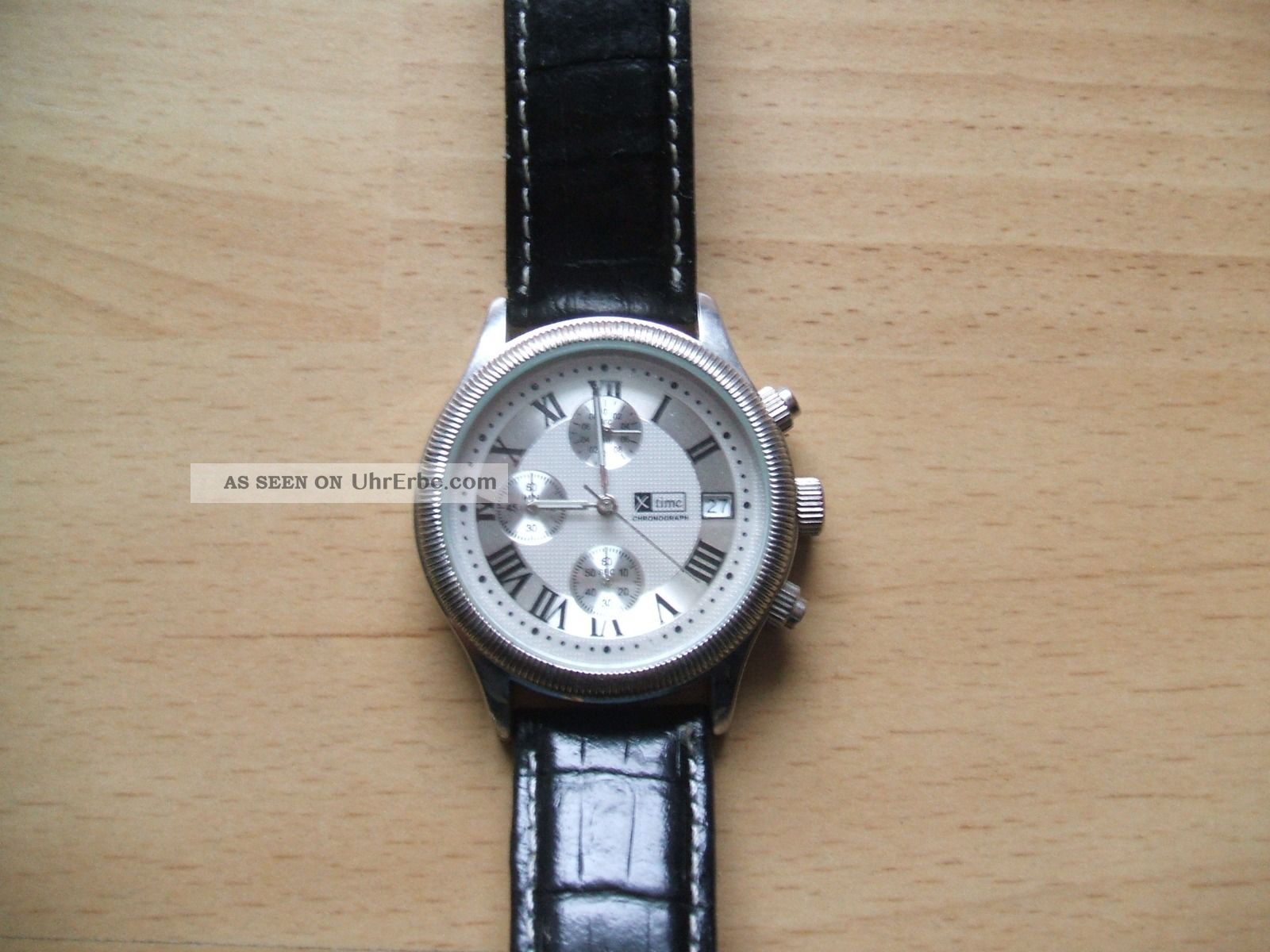 Nachlass Dachbodenfund Opas Sammlung Alte X - Time Chronograph Herrenuhr