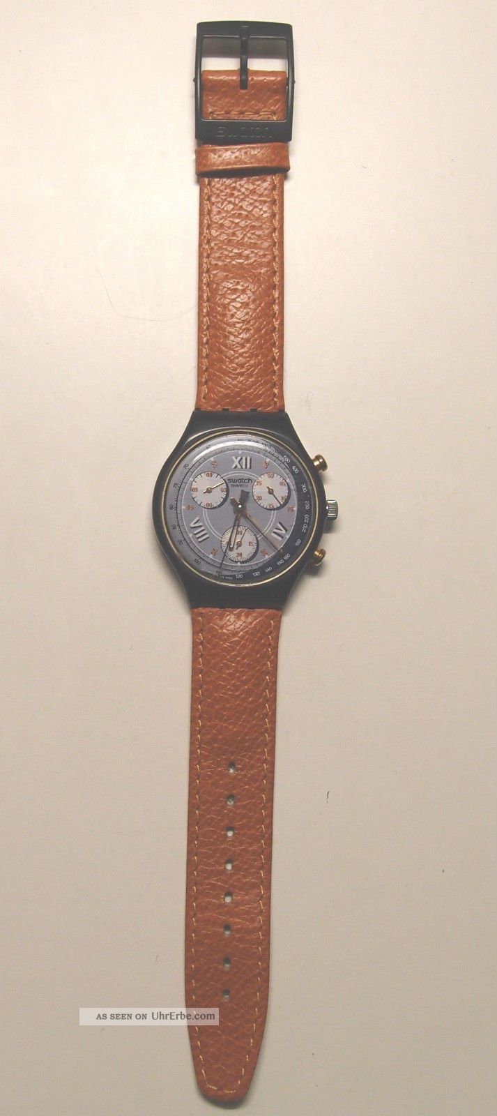 Swatch Alabama Chrono Scn105 Armbanduhr 1992 Nicht Funktioniert Ovp. Armbanduhren Bild