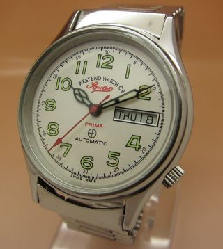 West End Watch Sowar Prima 21 Jewels Mechanische Automatik Uhr Datum & Tag Bild