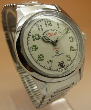 West End Watch Sowar Prima Mechanische Automatik Uhr Datumanzeige Bild