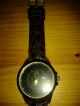 Edle Quarz Armbanduhr M.  Datumsanzeige & Seiko Uhrwerk,  Goldf.  GehÄuse,  3tm, Armbanduhren Bild 1