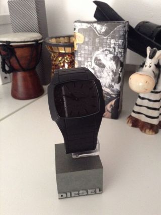 Diesel Unisex Black Schwarz Armbanduhr Uhr Watch Dz1384 Bild