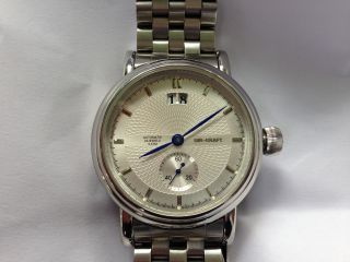 Uhr Kraft Uhr Automatic Herrenarmbanduhr Große Uhr 1:a : Np: 289€ 1:a Bild