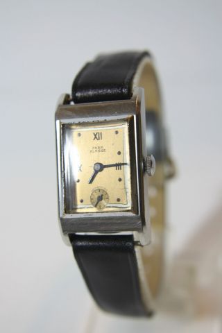 Sehr Alte Para Klasse Art Deco Armbanduhr Kal.  Para (eta?) 735 Ca.  40er Jahre Bild