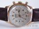 Herrenuhr Nerlex Chronographe Suisse Vergoldet,  Venus - Werk,  Läuft,  Vintage Armbanduhren Bild 1