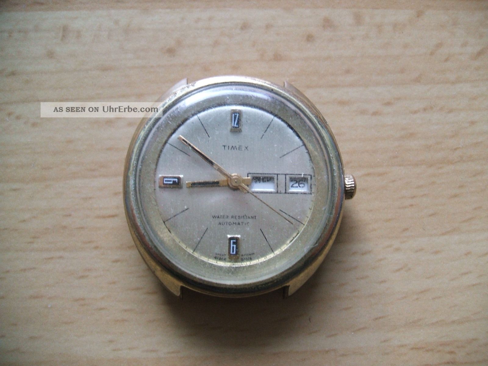 Defekte Alte Vintage Timex Automatic Herrenuhr Sammlung An Bastler Armbanduhren Bild