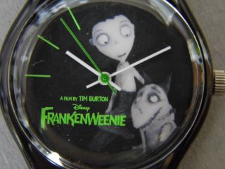 Tim Burton - Disney Frankenweenie - Armbanduhr Uhr - Ungetragen In Ovp Schwarz Bild