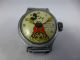 Mickey Mouse Uhr,  Ingersoll,  Stiftanker,  Chrom,  Sammleruhr,  Vintage 1920 - 70 Armbanduhren Bild 1