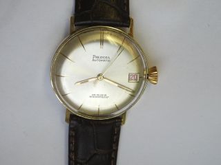 14k 585 Gold Vintage Swiss Made Chronometer Preziosa Automatikuhr Bild