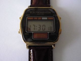 Cccp Armband Uhr,  Russische Lcd Digitaluhr,  Elektronika 52b Signal Bild