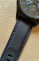 Herrenuhr Armbanduhr Alain Miller Silikonuhr Schwarz Chrono - Look Uhren Top Armbanduhren Bild 5
