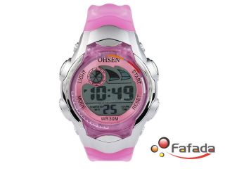 Ohsen Pink Sportuhr Armbanduhr Kinderarmbanduhr Uhr Bild