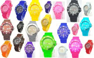 Silikon Uhr Small Face Kinderuhr Damenuhr Trend Sport Watch 35 Mm Bild