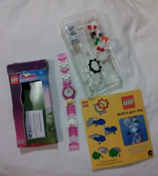 Lego Belville Armbanduhr Armband Uhr Kinderuhr Mädchenuhr Spielzeug Pink Rosa Bild
