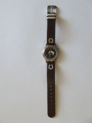 S.  Oliver - Wunderschöne Armbanduhr Mit Pferdemotiv - Sehr Gut Erhalten Bild