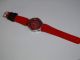 25 X Bruns Sport Armbanduhr Edelstahl 5 Atm Wasserfest Rot Ohne Batterie Armbanduhren Bild 2