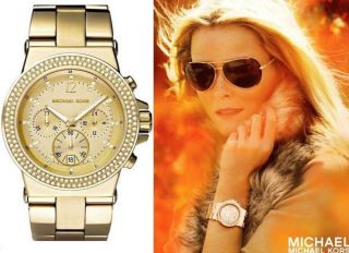 Michael Kors Uhr Mk5386 Gold Damenuhr Mk 5386 Neues Modell Bild