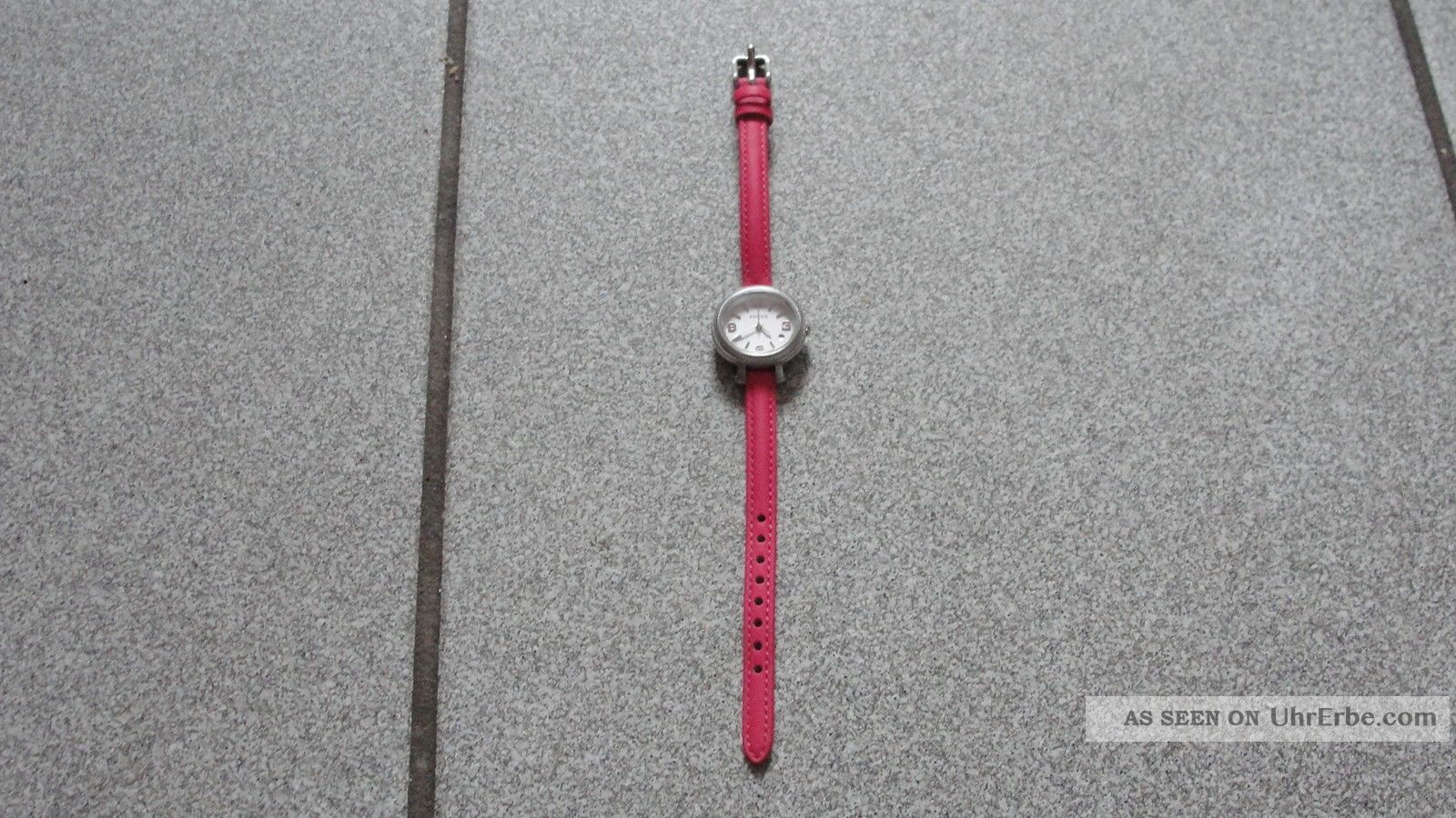 " Fossil " Kinderuhr Mädchen Uhr Armbanduhr Pink / Rosa Weihnachten