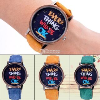 Frauen,  Mädchen,  Männer Boy Analog 3 Farben - Band - Quarz - Armbanduhr - Geschenk Hot Bild