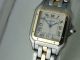 Cartier Santos Uhr In Stahl/gold Quarz Datumsanzeige Damen Armbanduhren Bild 10