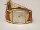 Mauthe Antik Wölbglas Damenuhr Handaufzug 50er Jahre Klassiker Weihnachten Rar Armbanduhren Bild 3