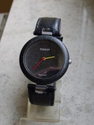 Seltene Tissot Rockwatch R151 - Die Begehrte 32mm Unisexvariante In Schwarz Bild