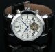 Elegante Herrenuhr Automatik Uhr Leder Vollkalender A540 Armbanduhren Bild 1