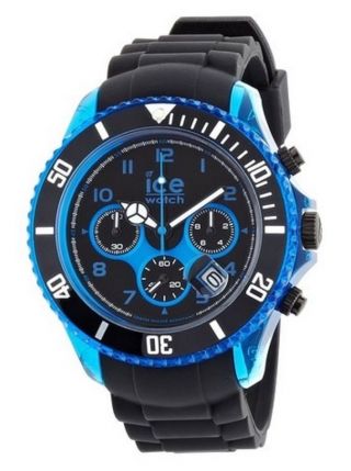 Ice Watch Crono Armbanduhr Blau/blue Ch.  Kbe.  Bb.  S.  12,  Für Herren,  Schw.  Armband Bild