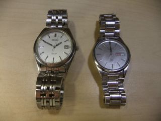 2 Klassische Seiko Quarzuhren,  Quarz Armbanduhr Uhr Quartz Bild