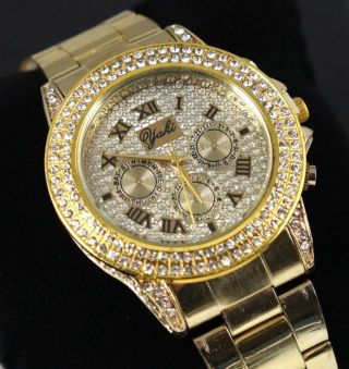 Edel Elegant Damenuhr Straßuhr Uhr Chronolook Geschenke Box Bild