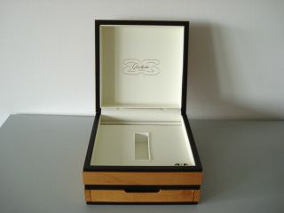 GlashÜtte Edle Holz Armbanduhr Box Mit Schieber Ansehen Top Bild