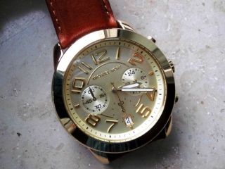Michael Kors Chronograph 2251 Damen Uhr,  Verg.  Stahlgehäuse/armband,  Neuwertig Bild