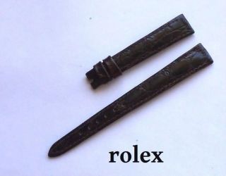 Rolex Kroko - Lederband,  13mm, Bild