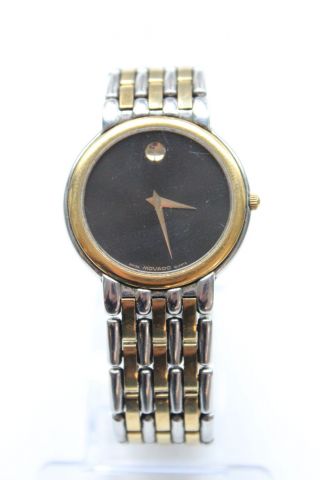 Movado Museum 81.  19.  865c 2 Farbig High Fashion Quartz Herrenuhr Armband Mens Bild