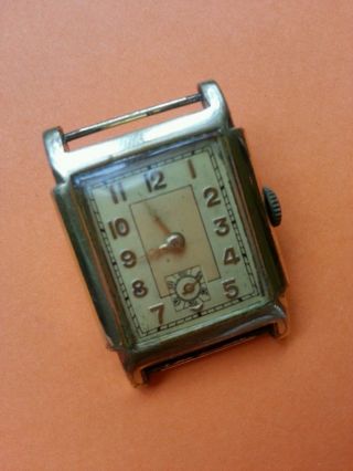 Alte Art Deco Handaufzug Uhr Bild