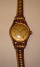 Antike Größere Damenuhr,  1940/50er Jahre,  Handaufzug,  Seltenes Schuppen - Armband Armbanduhren Bild 1